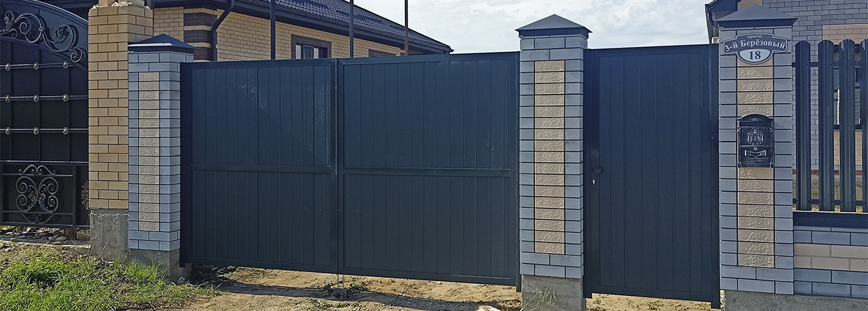 Въездные ворота в Усть-джегуте под ключ